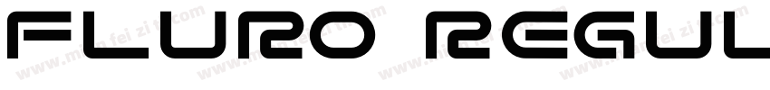 FLURO Regular字体转换